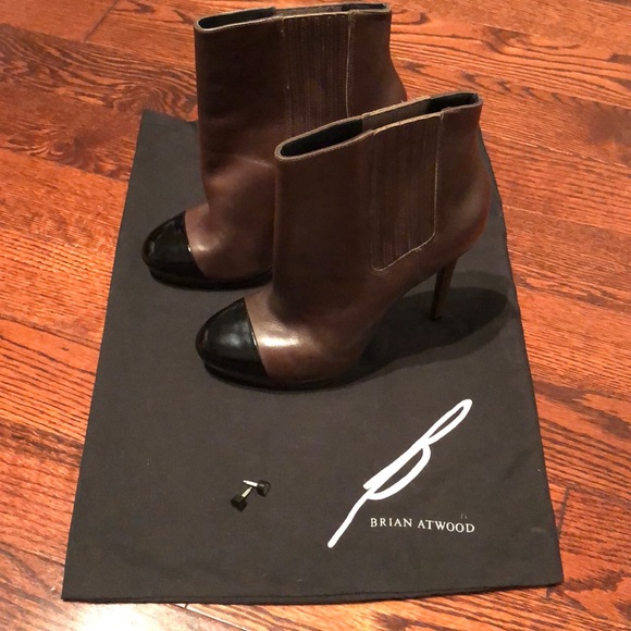 BRAND NEW Brian Atwood Stiletto Ankle Boots - Picture 4 of 4